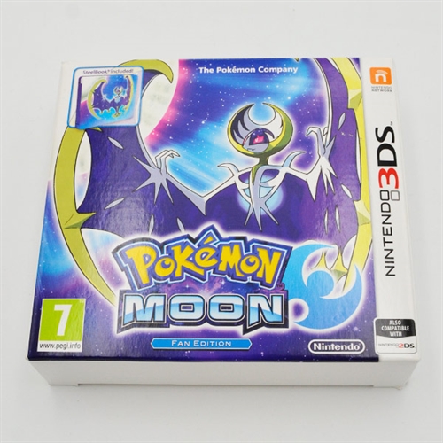 Pokemon Moon Fan Edition - Komplet i Æske - Nintendo 3DS Spil (B Grade) (Genbrug)
